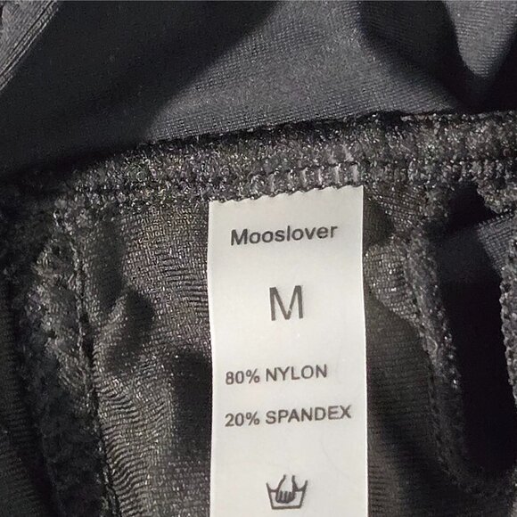 NWT 2 Piece Leopard Print High Waisted Tummy Control Ruffle Off Shoulder Medium - Picture 6 of 6